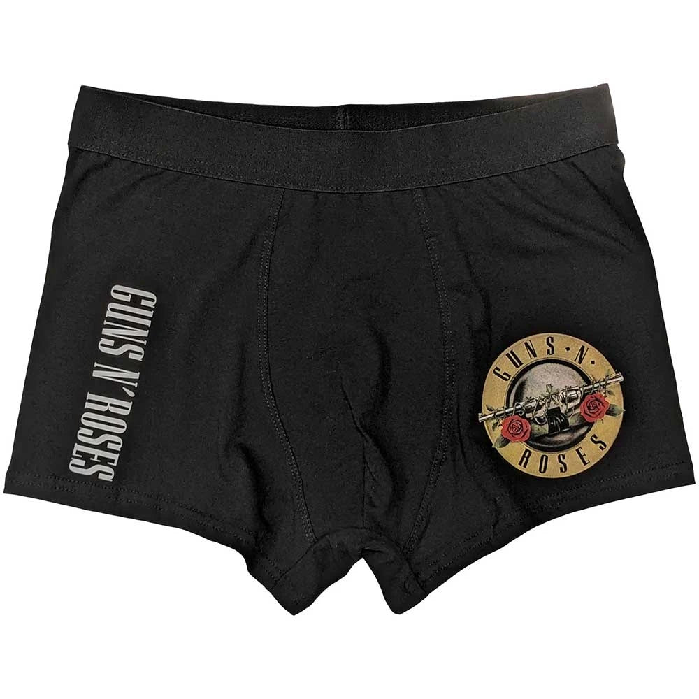 Guns N' Roses Boxers unisexe : Logo classique (Noir)