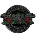 Guns N' Roses Pin Badge: Silver Circle Logo