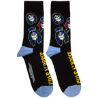 Guns N' Roses Unisex Ankle Socks: Skulls Band (Black) (EU Size 40 - 45)