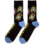 Guns N' Roses Unisex Ankle Socks: Skulls Band (Black) (EU Size 40 - 45)