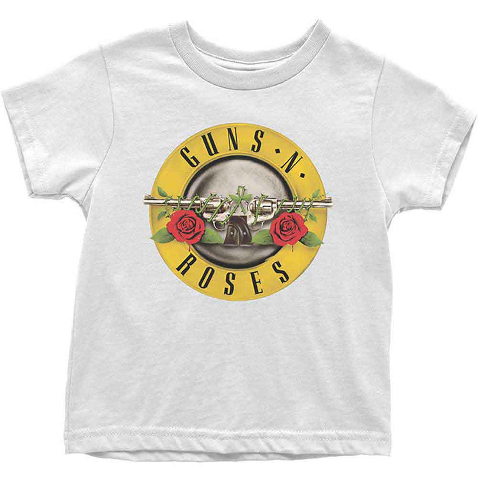 T-shirt bébé Guns N' Roses : Logo classique (blanc)
