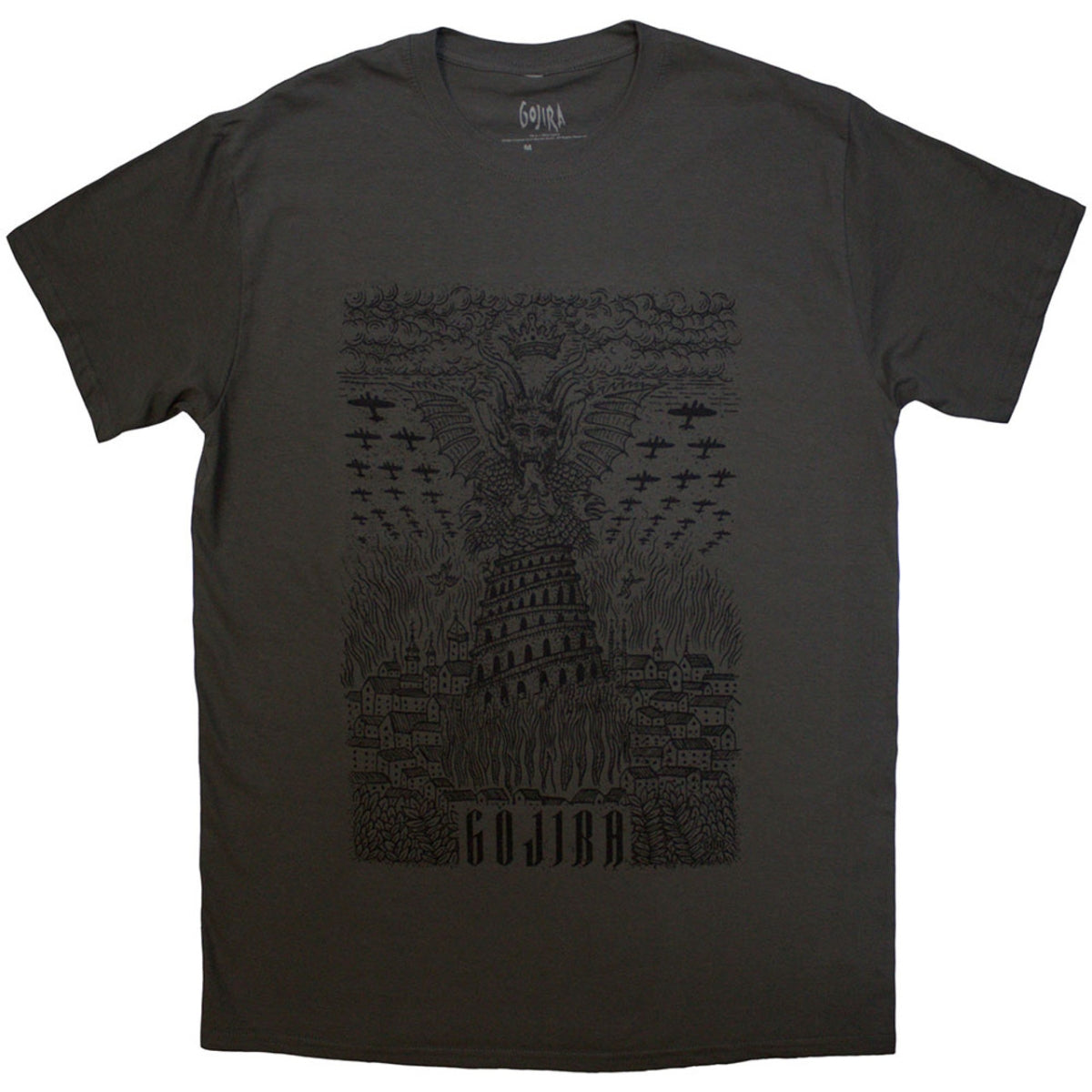 Gojira - Demon Village (Charcoal Grey)