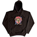 Gorillaz Unisex Hoodie: Group Circle Rise - black
