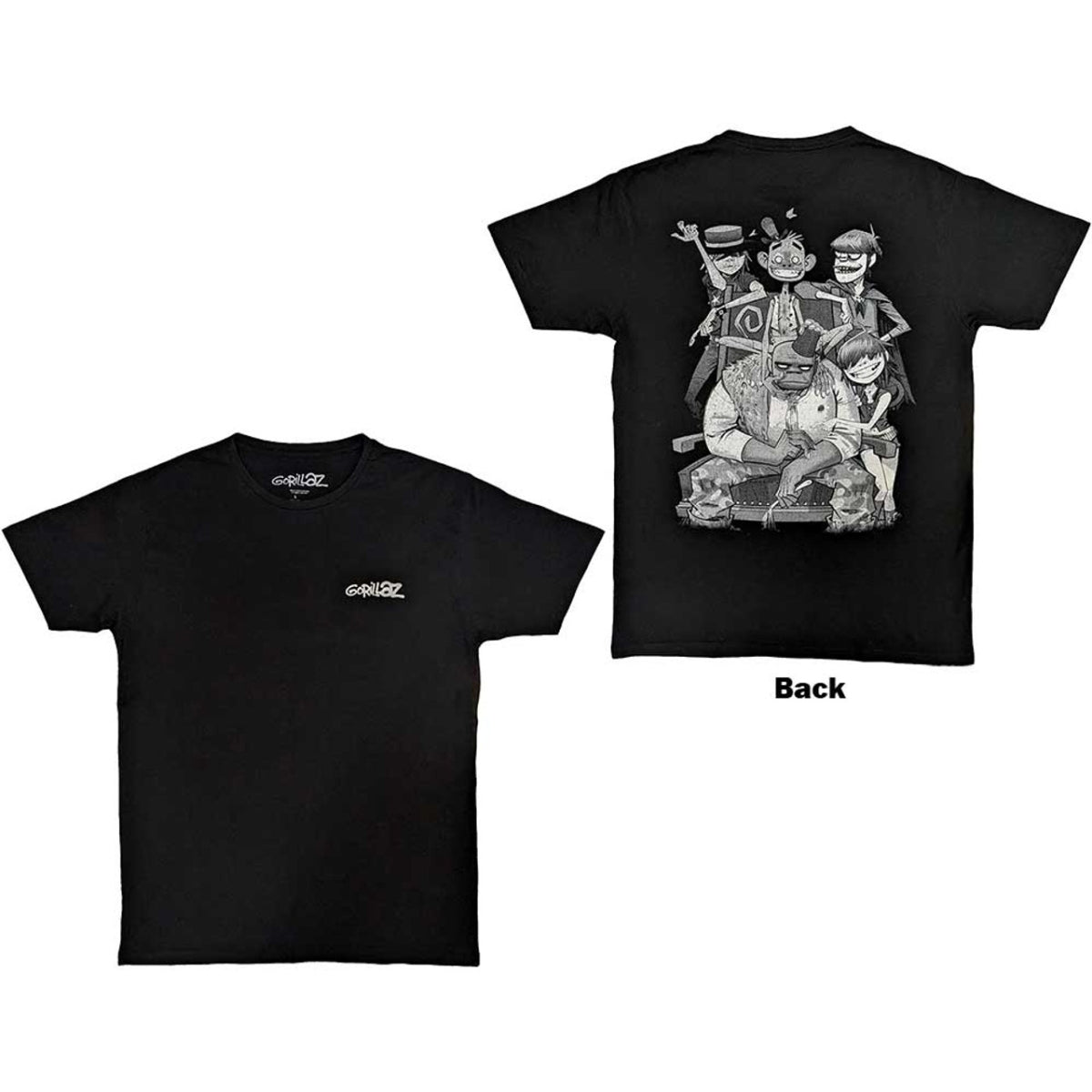 Gorillaz - Pocket Spray - George Group (Imprimé au dos) - noir