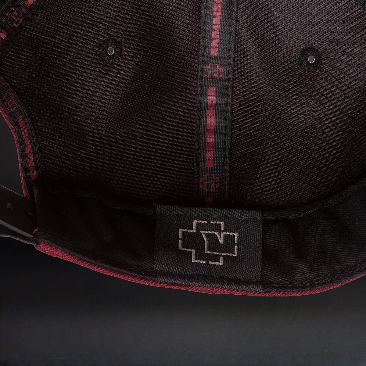 Rammstein - Casquette Snapback - bordeaux