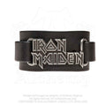 Iron Maiden Leather Wrist Strap: Logo 1