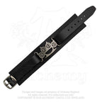Five Finger Death Punch Leather Wrist Strap: Knuckle Duster