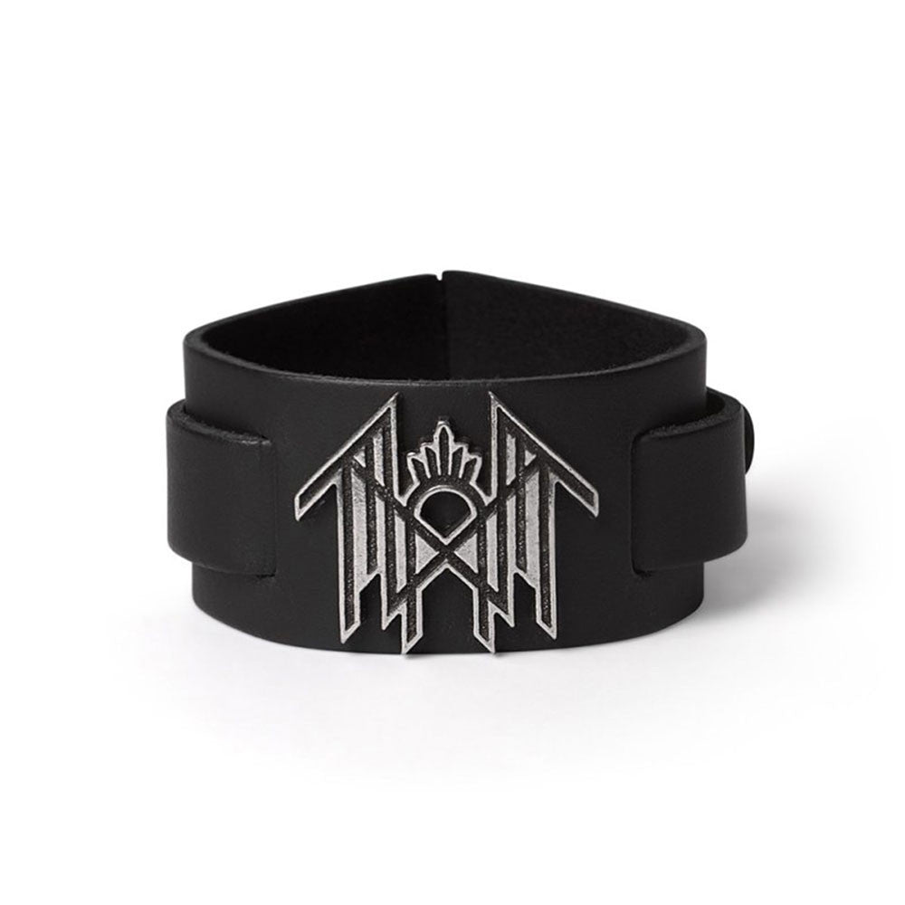 Sleep Token Leather Wrist Strap: Logo