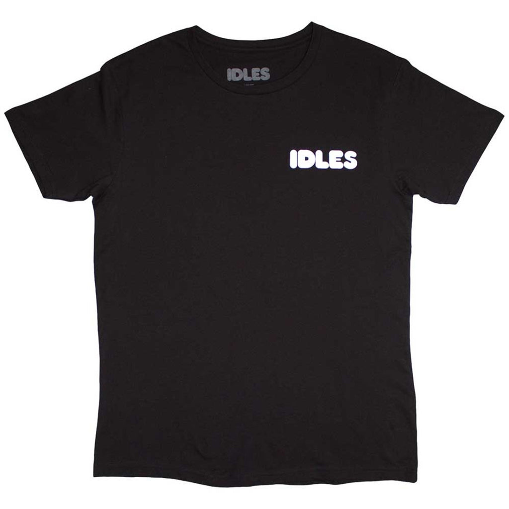 Idles - Cartoon Flower (Back Print) - black