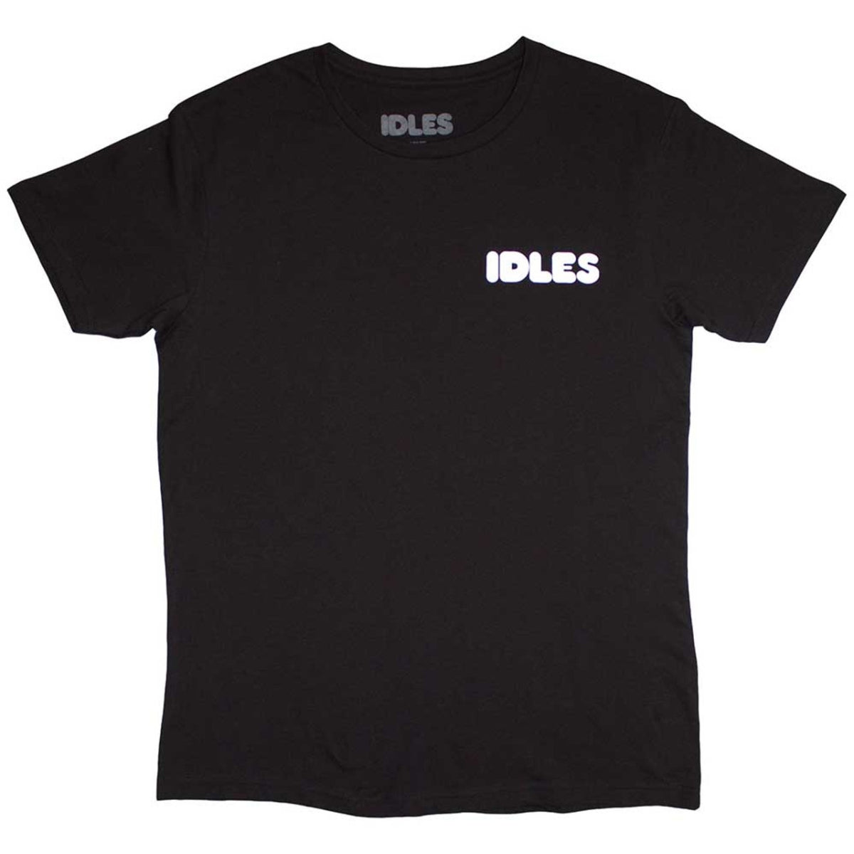 Idles - Cartoon Flower (Back Print) - black