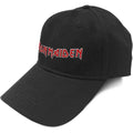 Iron Maiden Unisex Baseball Cap: Logo (Black)