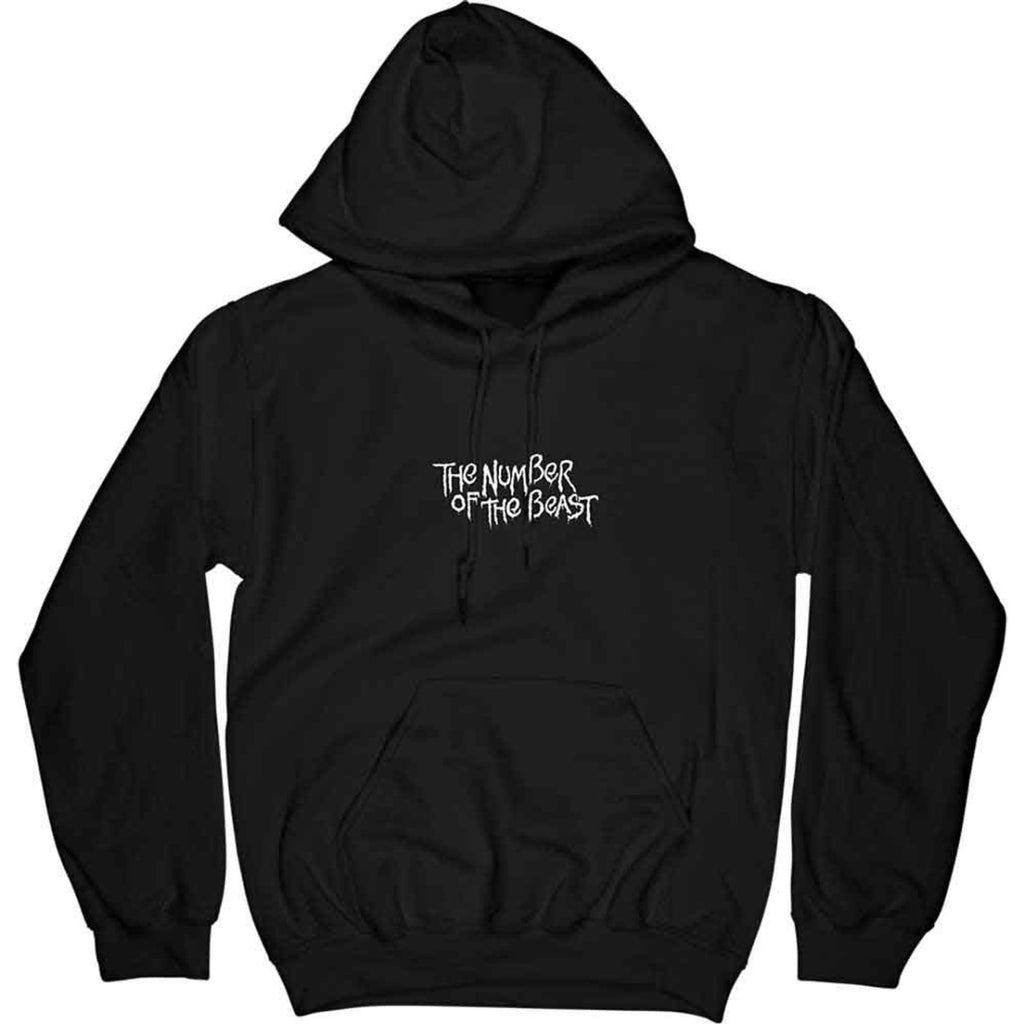 Iron Maiden Unisex Hoodie: Number Of The Beast One Colour (Back Print)