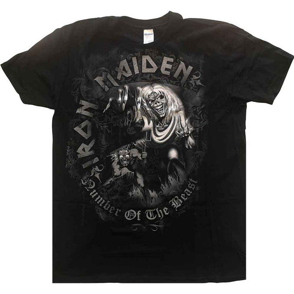 T-shirt enfant Iron Maiden : Number Of The Beast (noir)