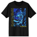 Iron Maiden - Fear of the Dark Blue Tone Eddie Vertical Logo - black