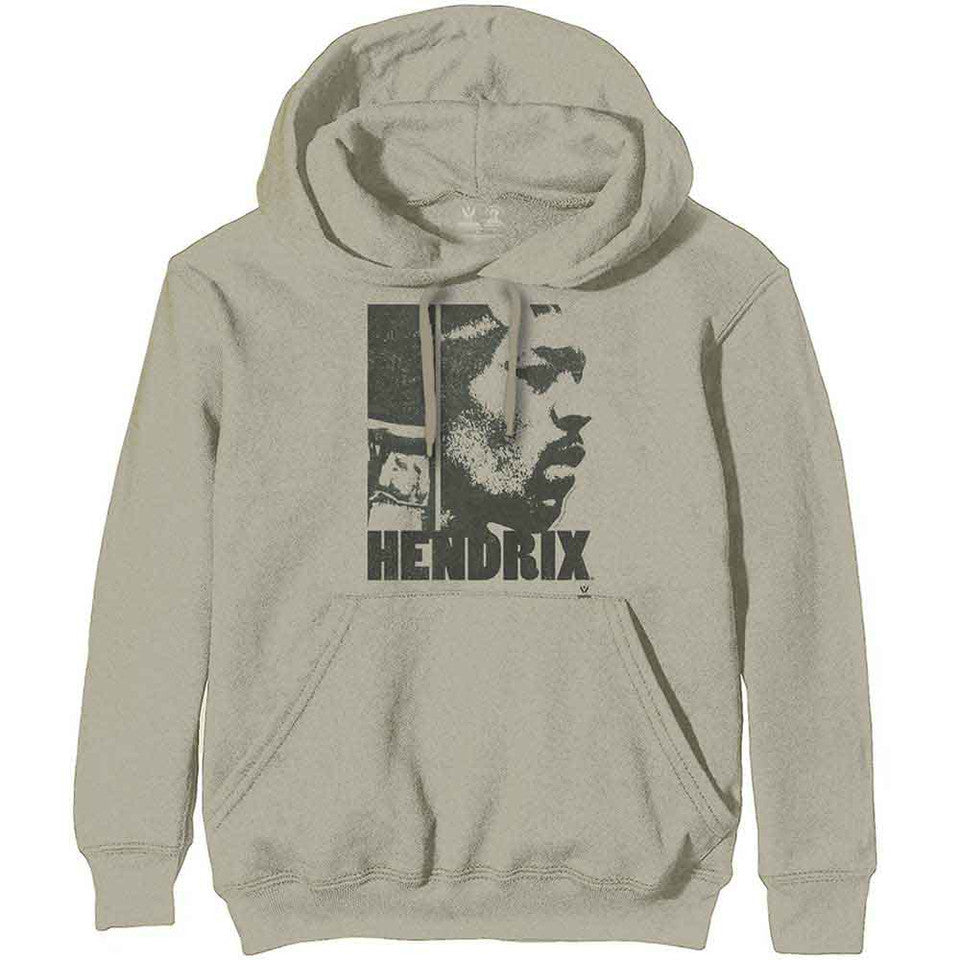Sweat à capuche unisexe Jimi Hendrix : Let Me Live - sable