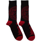 Chaussettes de cheville unisexes Judas Priest : Emblème Trident (Noir) (Taille UK 7 - 11)
