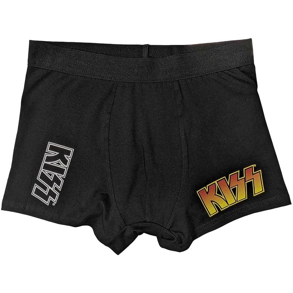 Boxer unisexe KISS : logo classique (noir)