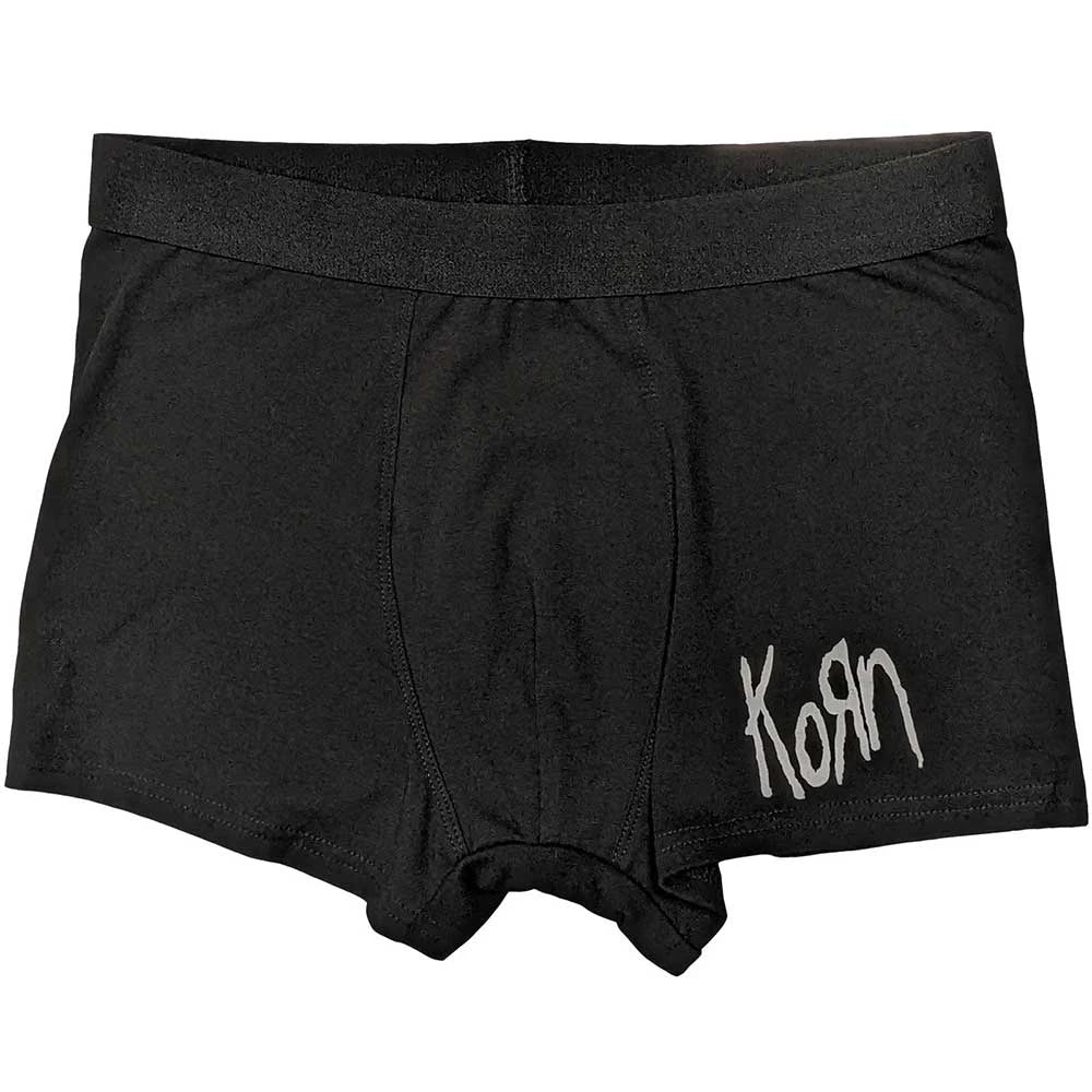 Boxers unisexe Korn : Logo (Noir)