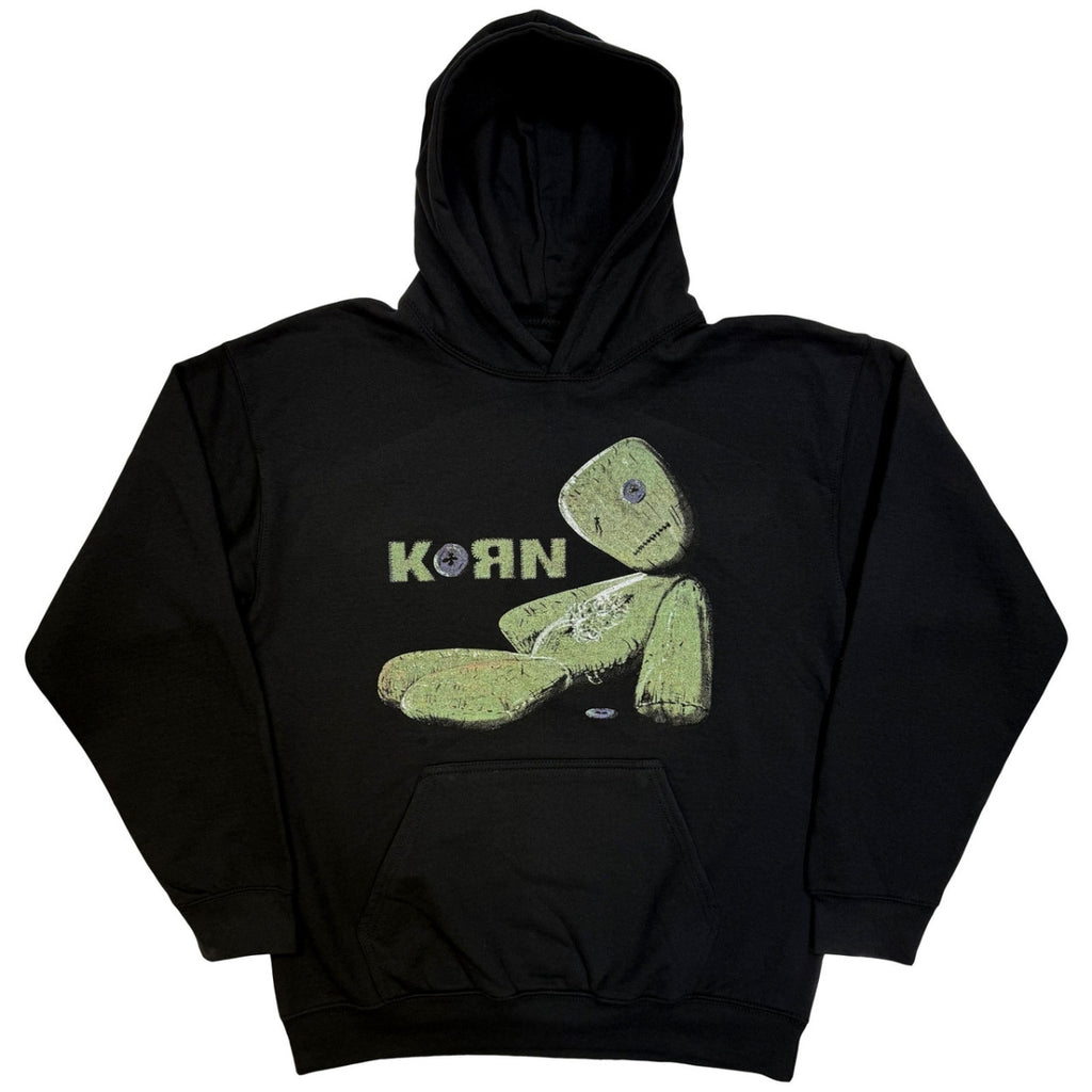 Sweat à capuche unisexe Korn : Liste des titres Issues (Imprimé au dos) - noir