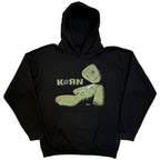Korn Unisex Pullover Hoodie: Issues Tracklist (Back Print) - black