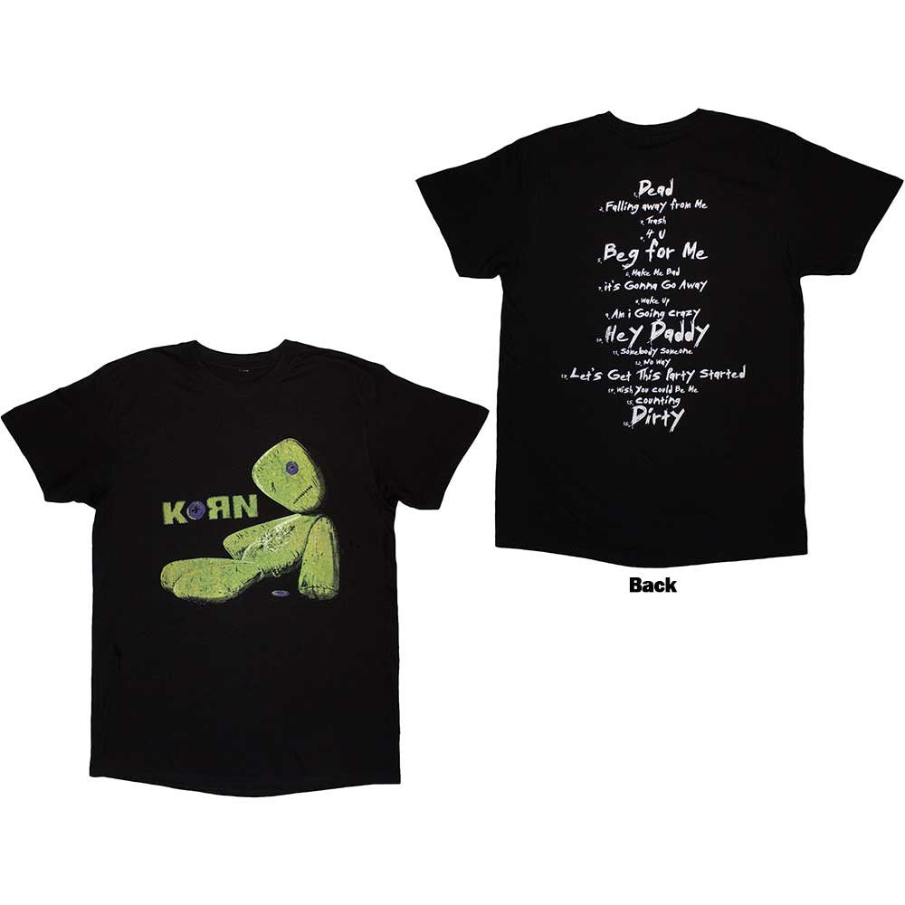 Korn - Issues Tracklist - black (Back Print)