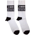 Chaussettes montantes unisexe Linkin Park : LP Repeat (blanc) (pointure UK 7 - 11)