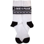 Linkin Park Unisex Ankle Socks: LP Repeat (White) (EU Size 40 - 45)
