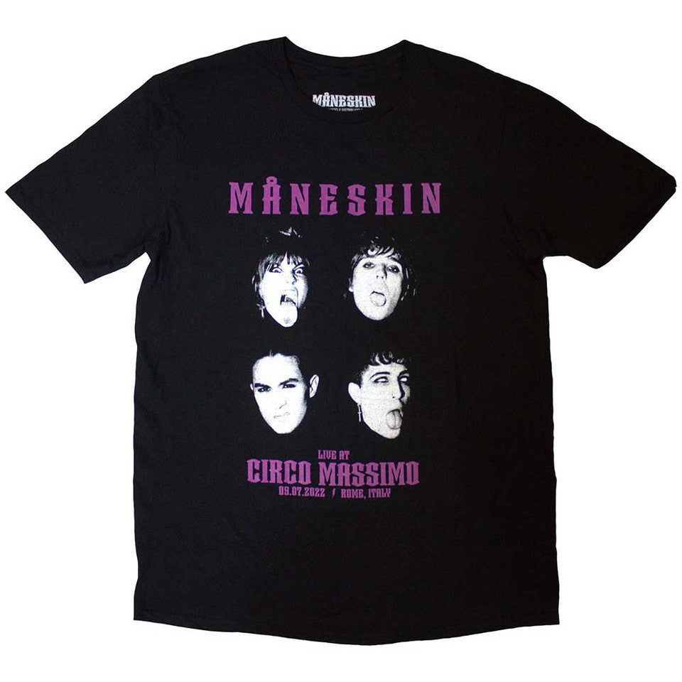 Maneskin - Live At Circo Massimo 2022 Faces (Ex-Tour) - noir