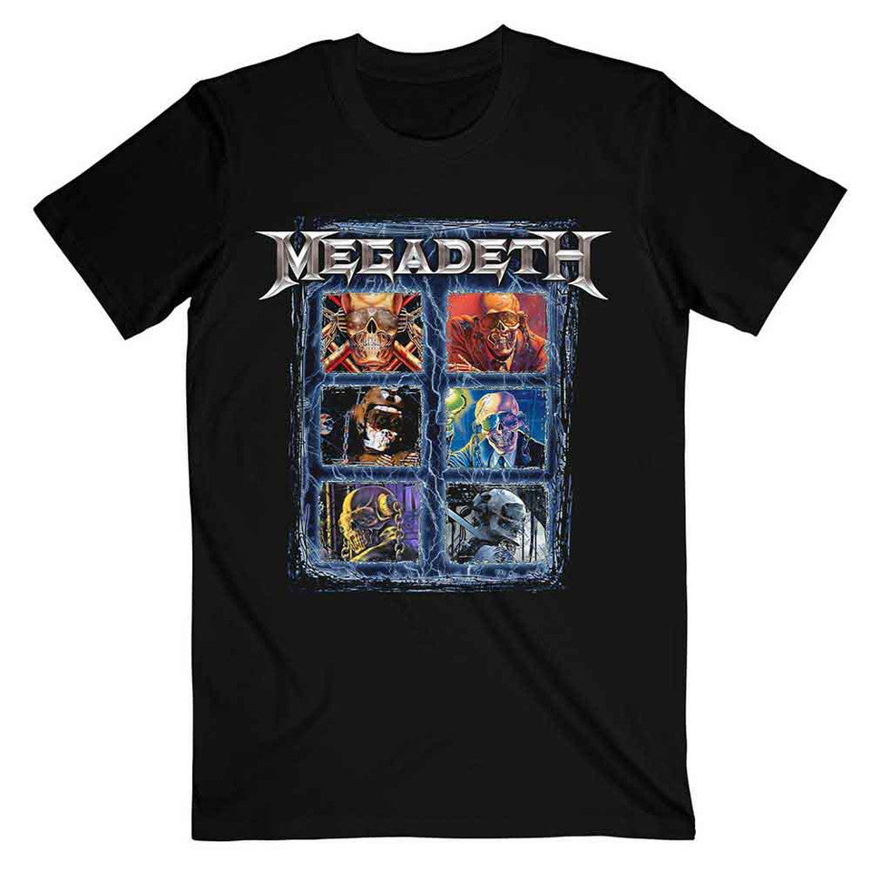Megadeth - Vic Head Grid - noir