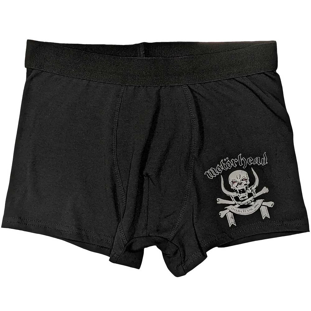 Motorhead Unisex Boxers: March or Die (Black)