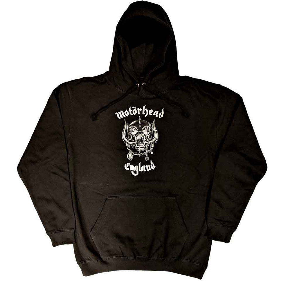 Motorhead Unisex Pullover Hoodie: England - black