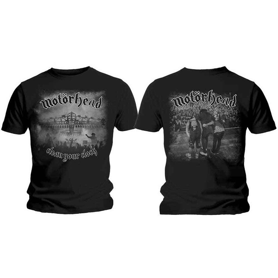 Motörhead - Clean Your Clock B&W (Back Print) - black