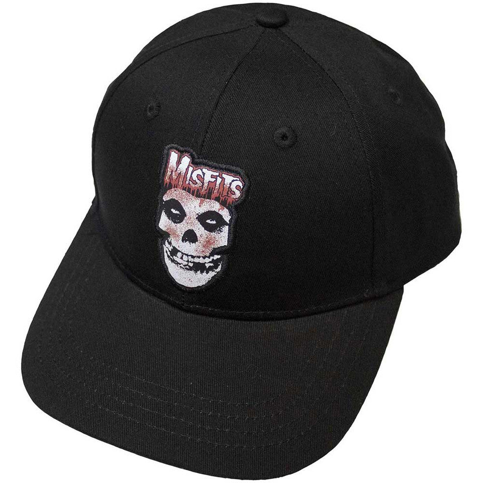 Misfits Unisex Baseball Cap: Blood Drip Skull (Black)