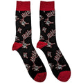 Chaussettes de cheville unisexes Motley Crue : Feelgood Repeat (Noir) (Taille UK 7 - 11)
