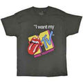 MTV - Rolling Stones I Want My MTV - charcoal gray (DC)