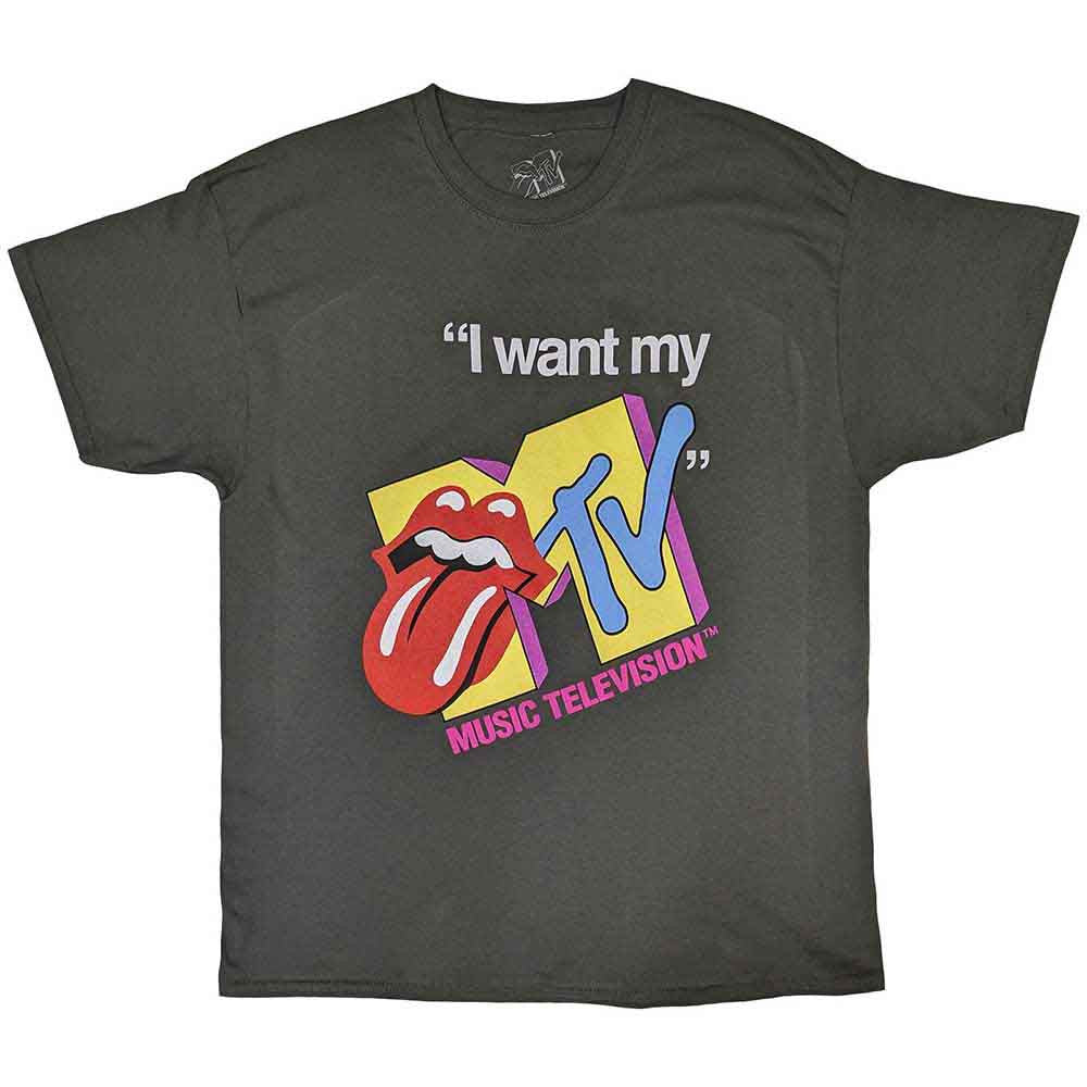 MTV - Rolling Stones I Want My MTV - charcoal grey (DC)