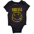 Nirvana Kids Body Bébé : Yellow Happy Face (Noir)