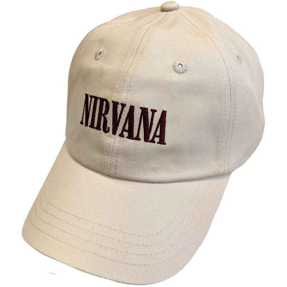 Casquette de baseball unisexe Nirvana : Logo en Utero (sable)