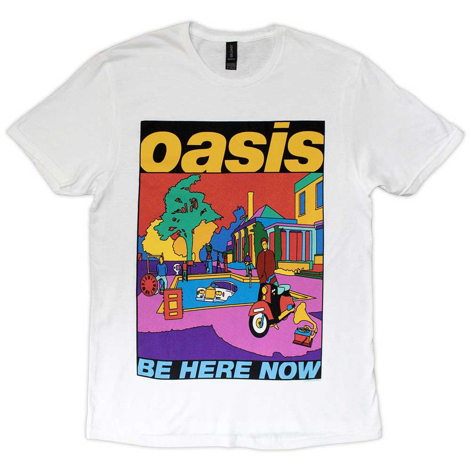 Oasis - Be Here Now Illustration - white