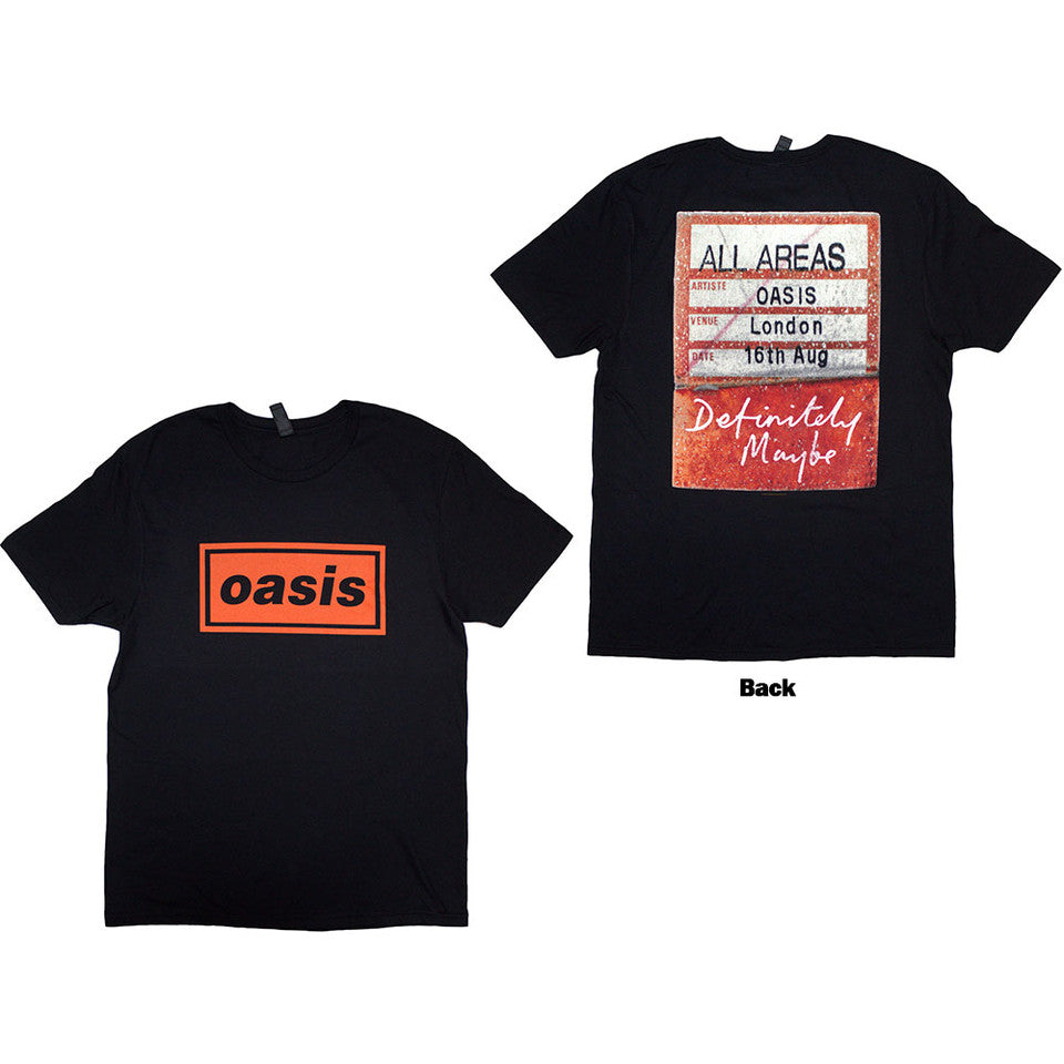 Oasis - Definitely Maybe AAA Pass - black