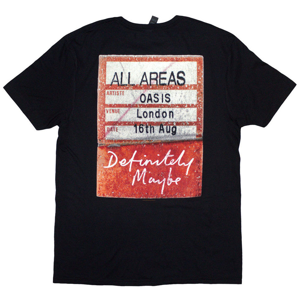 Oasis - Definitely Maybe AAA Pass - black