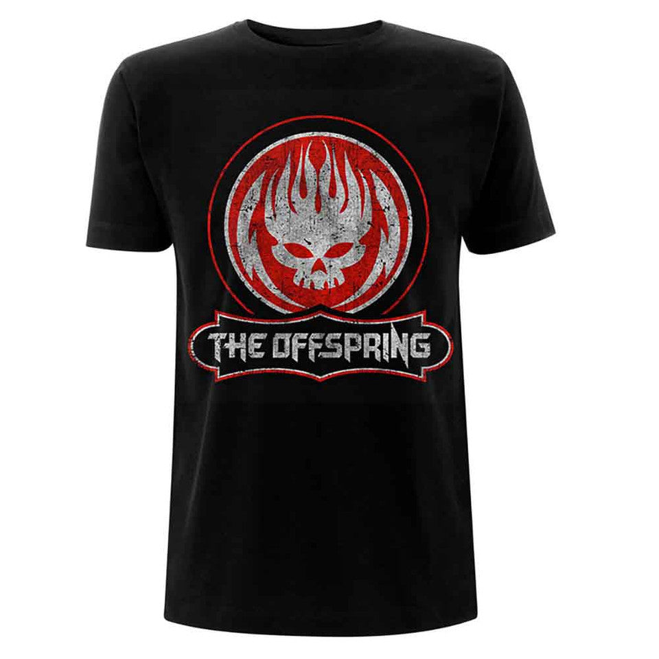 The Offspring - Distressed Skull - black