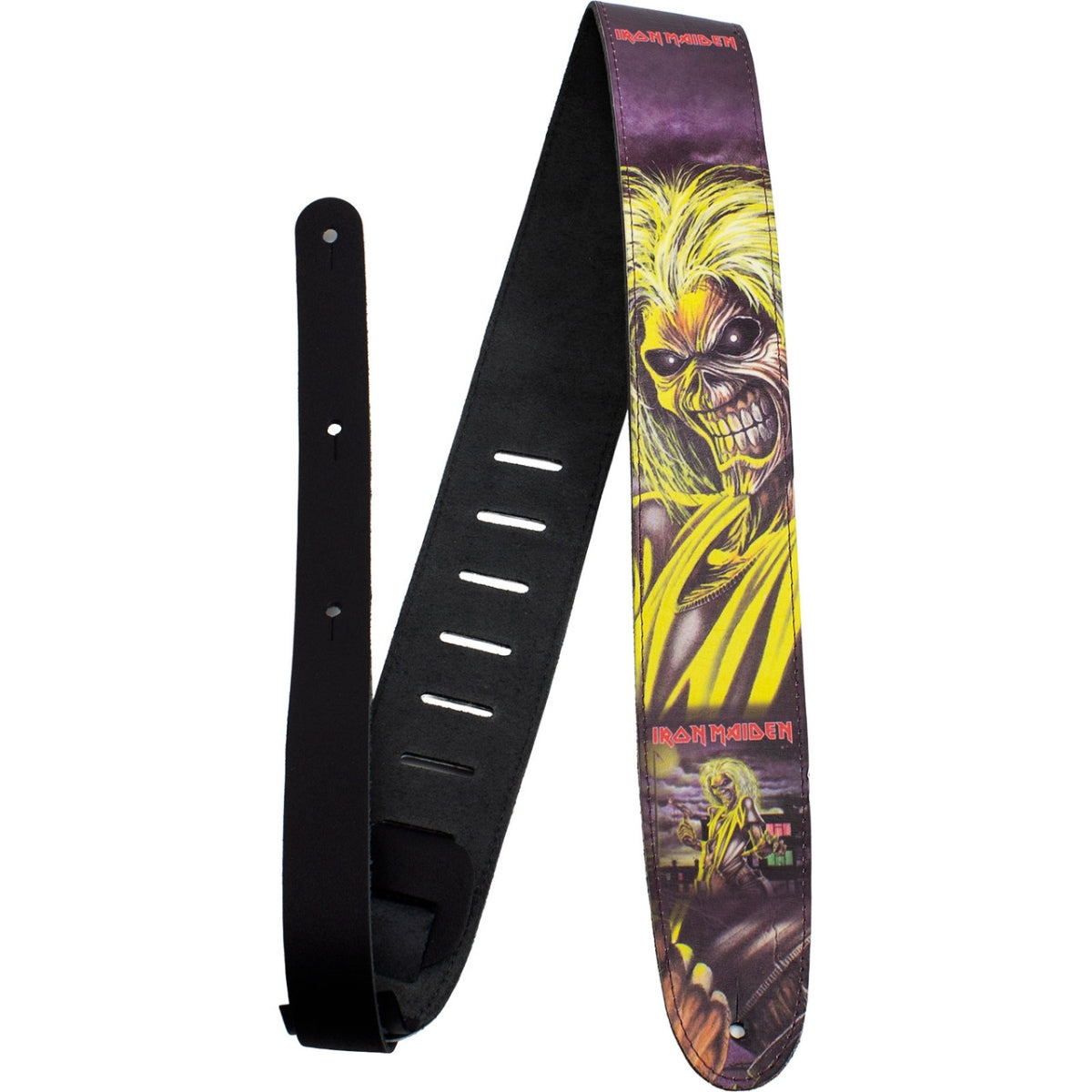 Iron Maiden Guitar Strap (Leather): Killers (Black)