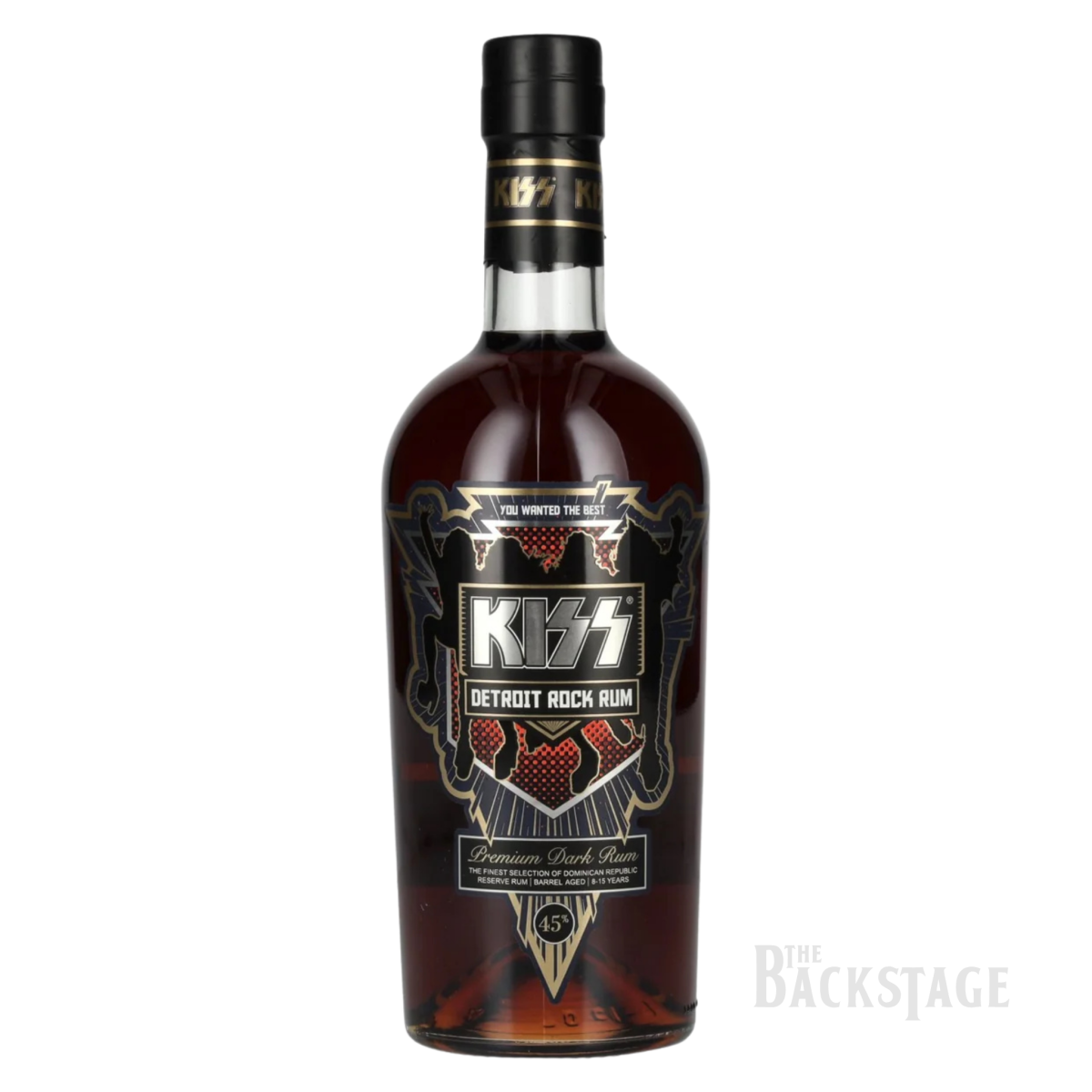Kiss Detroit Rock Premium Dark Rum - 70cl - 45%