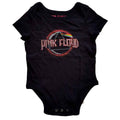 Grenouillère bébé Pink Floyd : Sceau vintage Dark Side of the Moon (Noir)