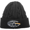 Pink Floyd Bonnet Unisexe : The Dark Side of the Moon Bordure Noire (Noir) (Maille Torsadée)