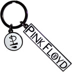 Pink Floyd Keychain: Division Bell Logo & Charm