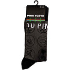 Pink Floyd Unisex Ankle Socks: Later Years (Charcoal Grey) (EU Size 40 - 45)