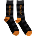 Pink Floyd Chaussettes de cheville unisexe : Logo orange (Noir) (Taille UK 6 - 11)
