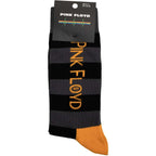 Pink Floyd Unisex Ankle Socks: Orange Logo (Black) (EU Size 40 - 45)